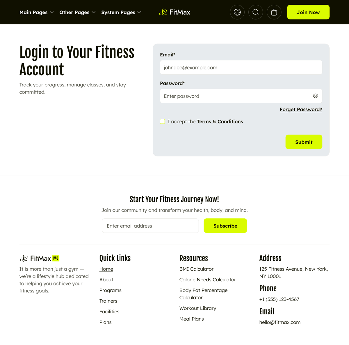 Membership Login-1